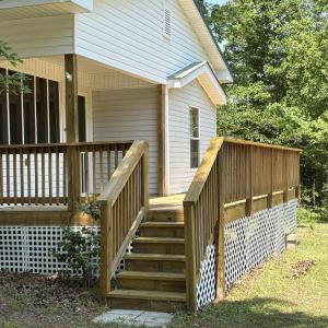 Large deck area