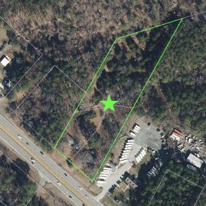 Aerial zoom in - 4.04 acres - US Hwy 70