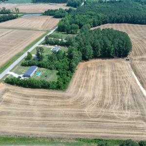 AERIAL VIEW FROM ROAD