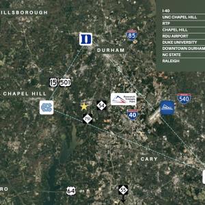 Drive Time map - 9.88 Acre Assemblage -