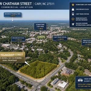 Photo #1 of 810 Chatham, Cary, NC 2.0 acres