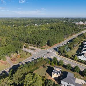 Aerial Corner view of Land