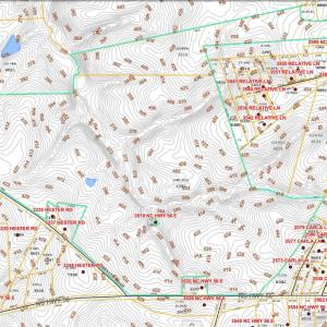 Topography tax map