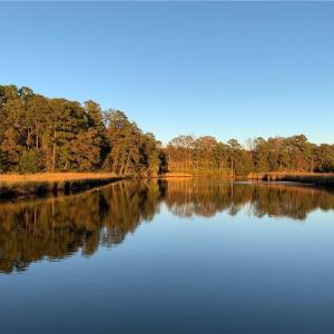 Lancaster Creek during a quiet sunset