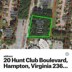 Photo #5 of 20 Hunt Club Boulevard, Hampton, Virginia 3.4 acres