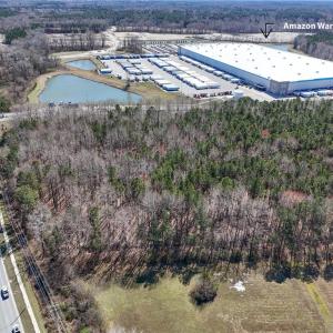 Close to 600' of road frontage