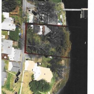 aerial before house removed