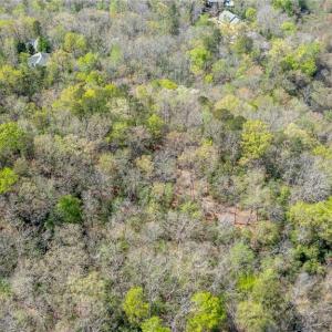 Aerial view of property from east looking west