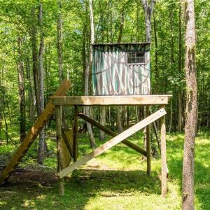 Raised hunting blind