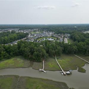 View of lot from drone