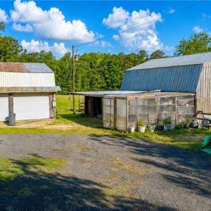 Barn and large storage building