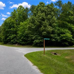 Street view of corner lot