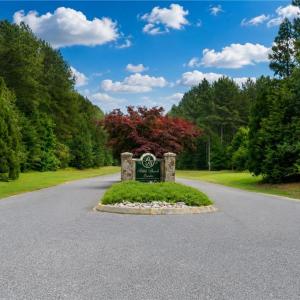 Entrance to subdivision