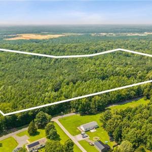 42.99 wooded acres with stream on paved road