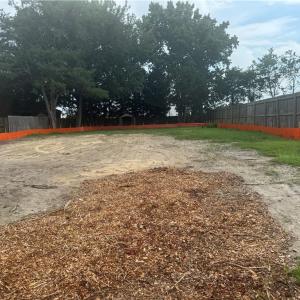 cleared lot