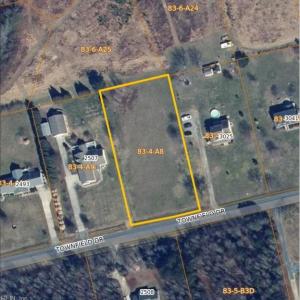 1 Acre cleared lot. Adjacent property 2507 Townfield Dr is also for sale.