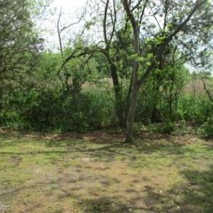 Back corner of property