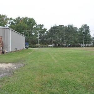 Along property line