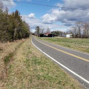 Calahaln Rd frontage, land is on left