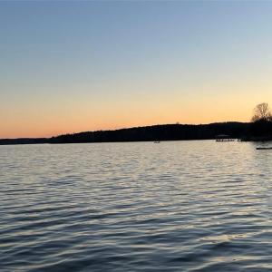 sunset from community boat ramp