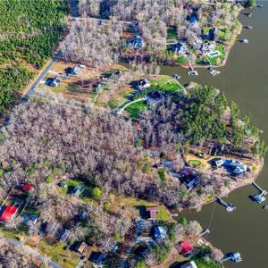 Left lot line begins just to the right of the boathouse (not included) and runs approx. 200 ft waterfront!