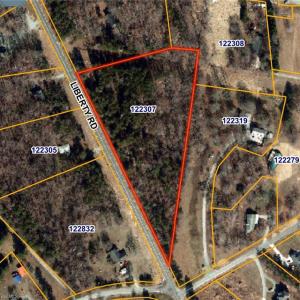 5.39 acres on corner of Liberty Rd and Cade Rd