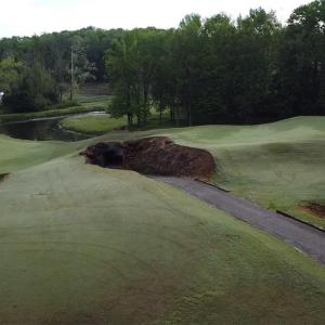 This lot offers views of the entire 12th hole land the 10th Green