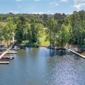 Neighborhood dock and boat ramp