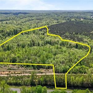 Aerial view of all 3 lots. Lot lines and dimensions are approximate.