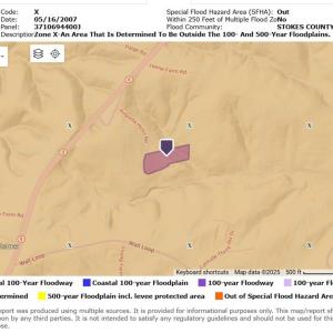 FEMA Overhead Map  - Zone X