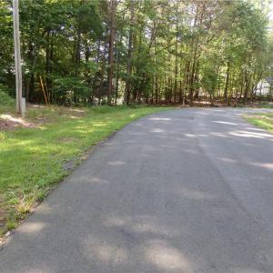 street in front of lot