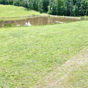 Layout of property with stocked pond