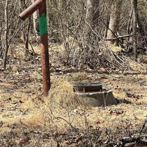 Sewer line easement markers
