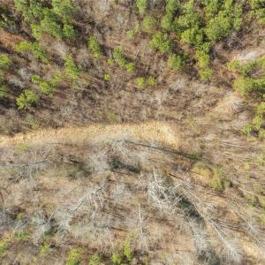 Sewer line easement with manholes