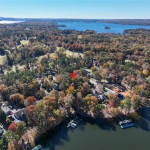 Aerial View of Lot from Lake