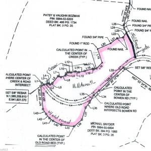 the northeastern boundary is a soil road