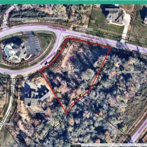 Aerial of Vacant lot