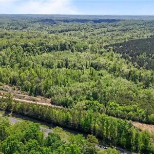 Aerial view of lots. Lot lines and dimensions are approximate.