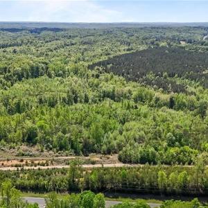 Aerial view of all 3 lots. Lot lines and dimensions are approximate.
