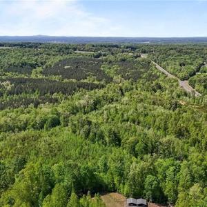 Aerial view of all 3 lots. Lot lines and dimensions are approximate.