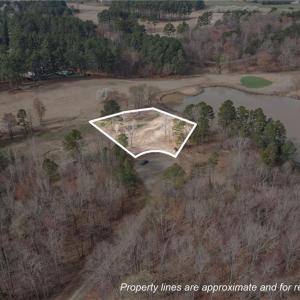Overhead view showing lot 54. Lot lines and dimensions are approximate.