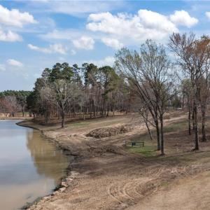 Side view of Lot 54 and the lake.