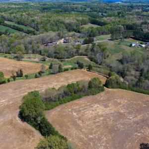 Open pasture with rolling farmland