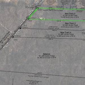 Plat map showing the property boundaries