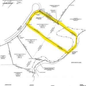 screenshot from Survey showing old and new lot lines