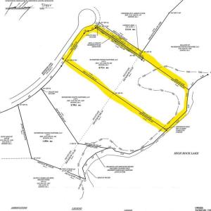 screenshot from Survey showing old and new lot lines