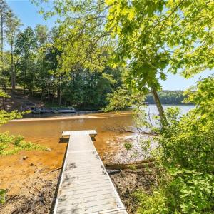 Lake access from boathouse