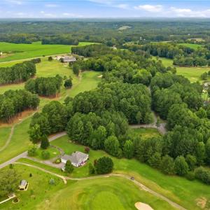 Aerial view of the property to Caswell Pines Clubhouse.