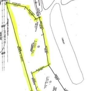 Plat showing driveway access from Palmer Ct.