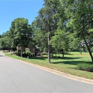 Entrance of Palmer Ct.  Lot at end of street